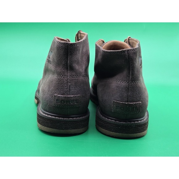 SOREL Madison Mens Size 9 Suede Chukka Boots Lace Up Shoes Brown main image 5
